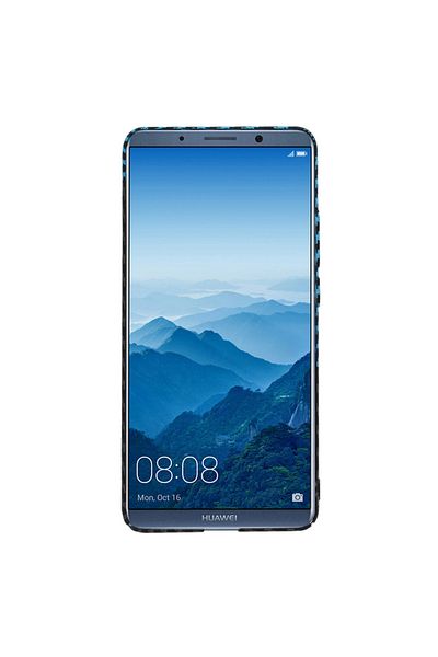 Techsuit Husa Huawei Mate 10 Pro - Techsuit Carbonite FiberShell - Blue Pulse