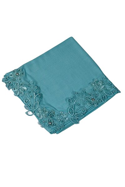 mim eşarp Enba Needle Κεντημένη Γραφή με Χάντρες και Πέτρες