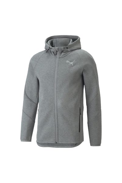 Puma Evostripe Full-Zip Hoodie Medium Gray He