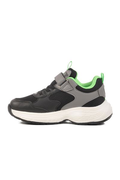 Aspor Black Velcro Boys' Sneakers