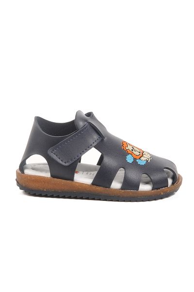 Aspor Navy Blue Velcro Boys Sandals