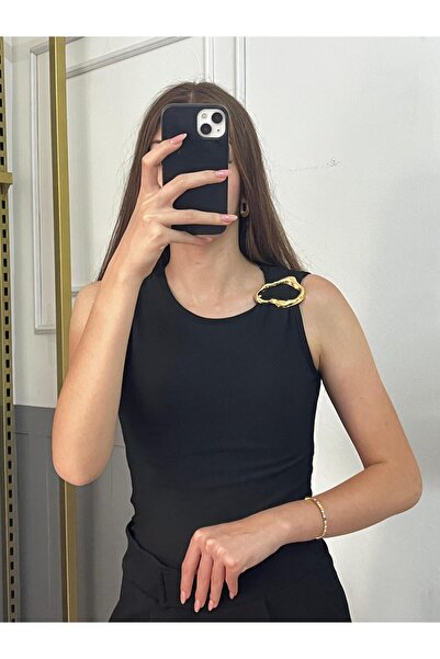 peri tower Ottoman Ribbed Undershirt with Buckle