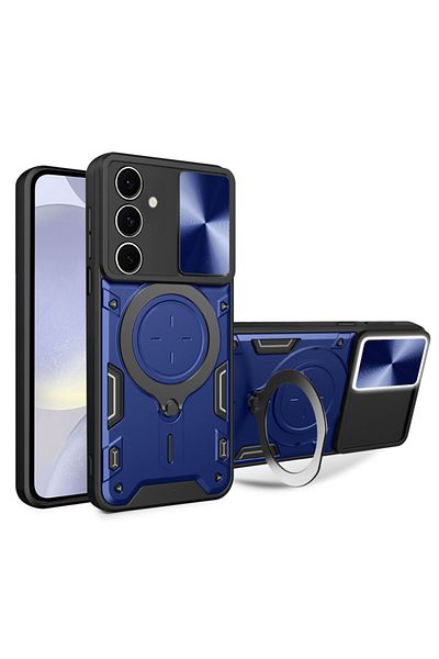 Techsuit Husă pentru Samsung Galaxy S24 Plus - Techsuit CamGuard Pro - Albastră