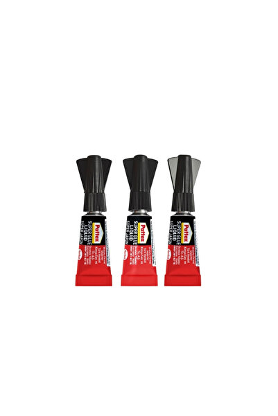 Pattex Japon Süper Mini Yapıştırıcı,3x1 gr, Suya Dayanıklı,Hızlı Kurur