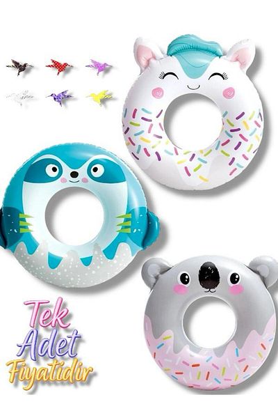 SAZE Is59266 Cute Animals Figured Bagel 8+ Years