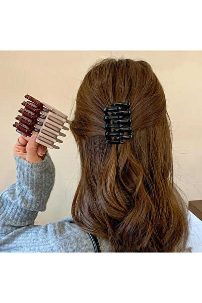 AYMETA Women's Hairpin Ponytail Buckle Double Sided