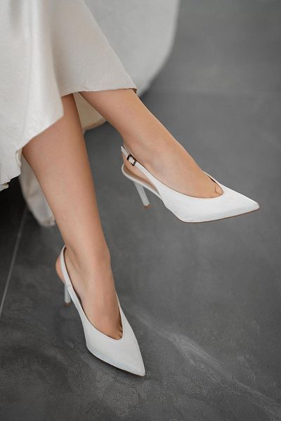 Parponi Rico Tocuri Satin Pantofi de Seara Bej