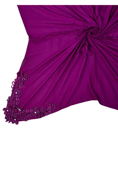 mim eşarp Enba Scriere cu piatră cu mărgele brodate cu ac