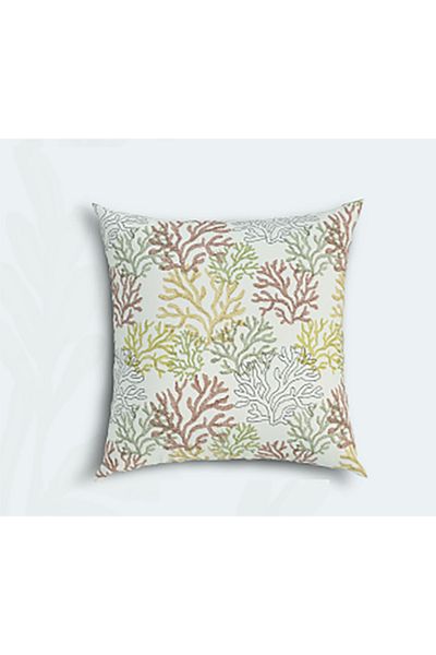 Zeren Home غطاء وسادة مزخرف بنمط مقاوم للسوائل والبقع مقاس 42 × 42 - قطعتان