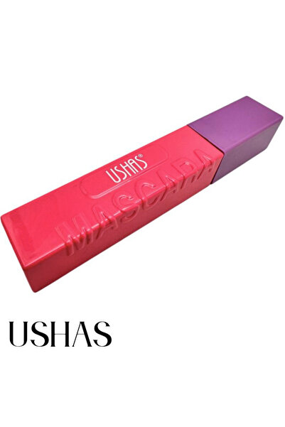 Ushas Mascara Ushas 04 negru intens cu tub colorat si efect de volum si alung...