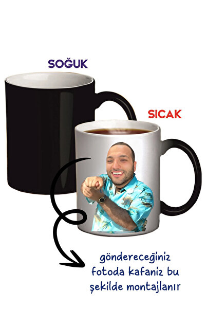 HobiShop Kişiye özel Nah Sihirli Kupa Bardak