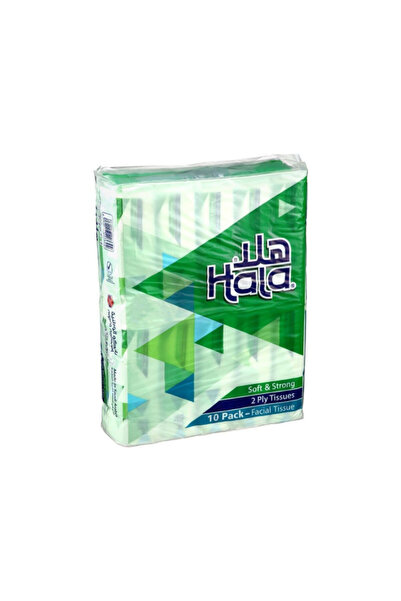 Sanita مجموعة مناديل الوجه هالة، 10 قطع، 160 ورقة