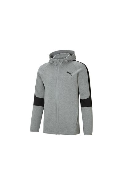 Puma Evostripe Core Fz Hoodie Medium Gray Hea