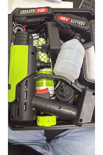 GUMUSONLINE 300 Watt Yüksek Basınçlı Çift Bataryalı Oto Yıkama Tabancası 48v Yeni Ürün