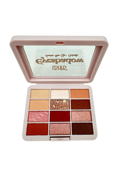 Ushas Paletă de farduri de pleoape Ushas – 12 nuanțe vibrante