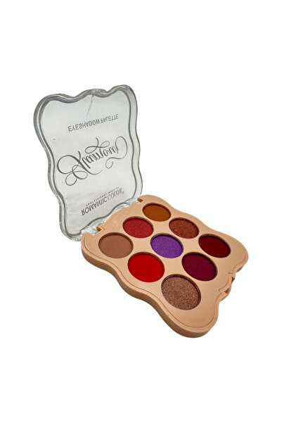 Ushas Paleta farduri ochi Romantic Color A3 – 9 culori intense, 7.5cm&10g, Ba...