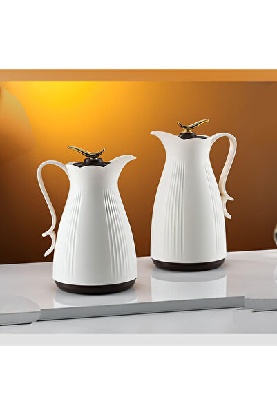 DVINA طقم ترامس شاي وقهوة قطعتين من رويال كاميل 1لتر + 0.5لتر