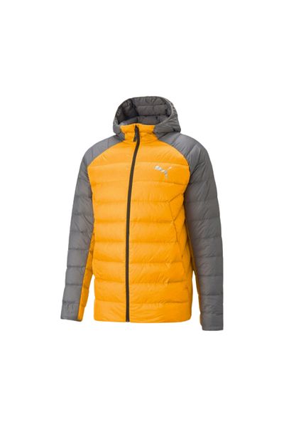 Puma Jachetă de puf cu glugă PackLITE Tangerine
