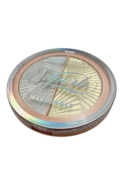 Ushas Romantic Highlighter B1, 10g – Two pearlescent shades for natural glow, BaoBao
