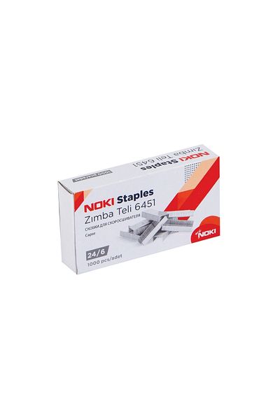 Noki Staple No: 24/6, 1000 Pieces, High Quality, Durable Use