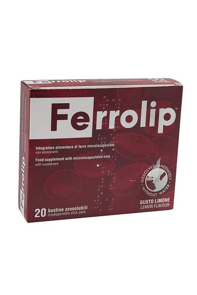 ferrolip ® Orodispersible Stick Pack Powder 20s (Lemon Flavour)