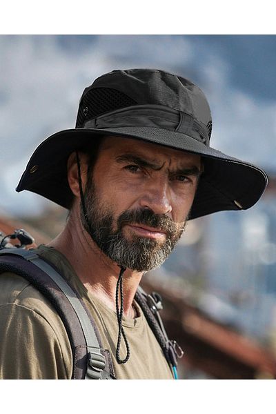 LAGRANZE Adjustable Hat for Men's Trekking and Camping
