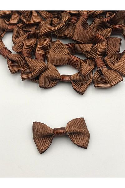 DUCK HOBY 50 Pieces of Bow Ribbon, 3 cm Bow Tie, Decorative, Decoration,