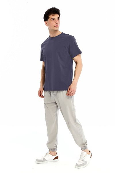 OXVİN Ανδρικό T-Shirt Μπλουζάκι από βαμβάκι και Modal Blend