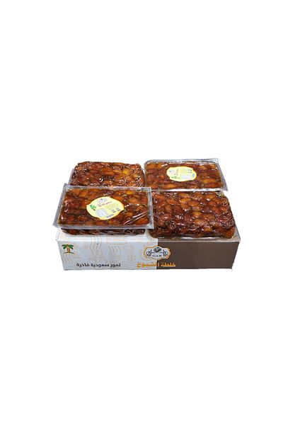 shuyukh coffee كرتونة تمر خلاص الخرج 8*1000 جرام