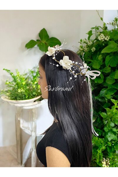 SavBrand CORONĂ DE MATERNITATE ȘI CORONĂ DE MIREASĂ DE MATERNITATE