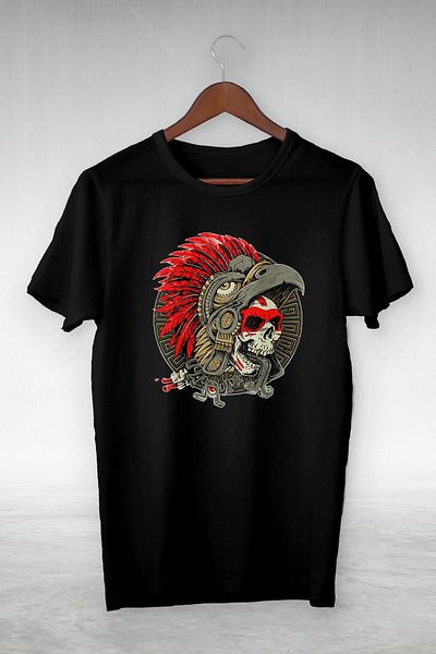 Pisa Art Μπλουζάκι Μαύρο -κόκκινο Skin Skull- Vip Design
