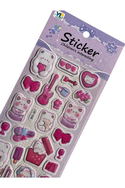Pembe Pasaj Pink Themed Sticker – Embossed 3D Sticker Label – Notebook Laptop Agenda Bullet Journal Sticker