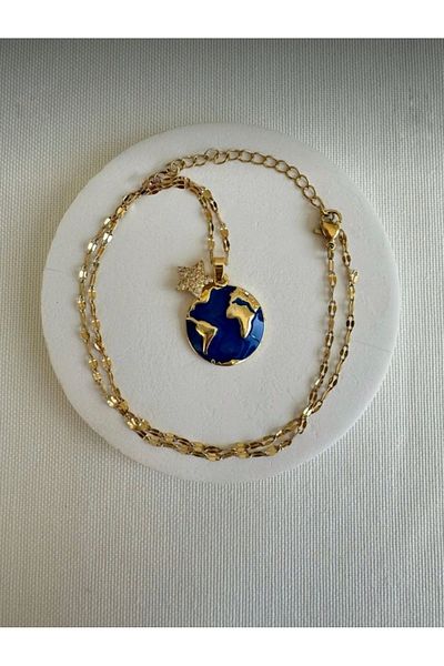 Asia by Leuvoié Asia by Leuvoie Steel World Necklace with Star Figure