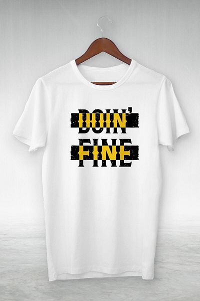 Pisa Art Λευκό -doin Fine- Vip Design Tshirt