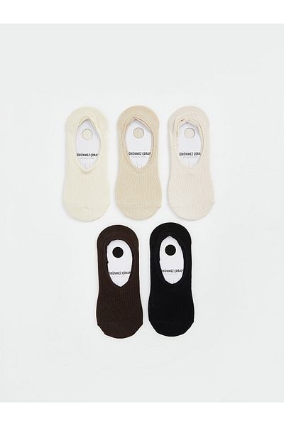 LC Waikiki Women's Plain Ballerina Socks 5-Pack