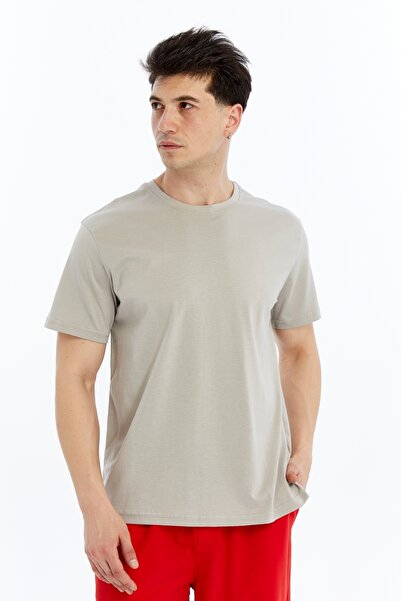 OXVİN Ανδρικό T-Shirt Μπλουζάκι από βαμβάκι και Modal Blend