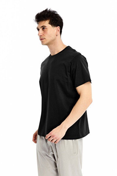 OXVİN Ανδρικό T-Shirt Μπλουζάκι από βαμβάκι και Modal Blend