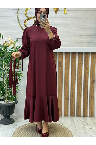 Meryemce Butik SATIN EVENING DRESS