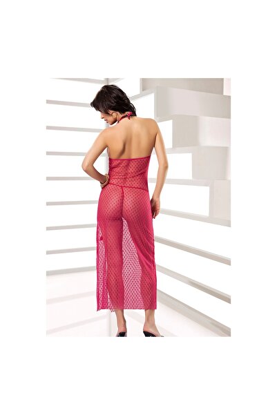 Narnuga فستان نوم دانتيل فوشيا - 639
