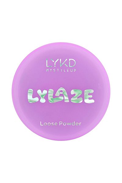 lykd Lylaze Purple Loose Powder – Mattifying, Pore Concealing, Brightening Effect 15g