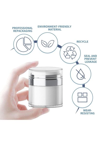 Heredot Air-Tight Pump Refillable Cream Lotion Foundation Box Bottle Mıt1218
