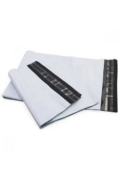 ambalaje365 Plicuri Pentru Curierat 185/235 50 Mm, Autoadeziv, Polietilen, Alb/gri, 50 Buc/set