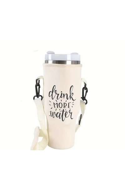 Alisa shop Kulplu Dayanıklı Termos bardak Kılıfı, 40oz Yalıtımlı