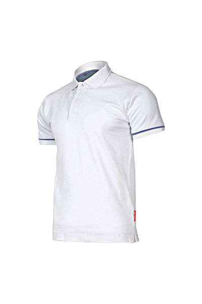 Lahti Pro Tricou Bumbac Polo / Alb - Xl