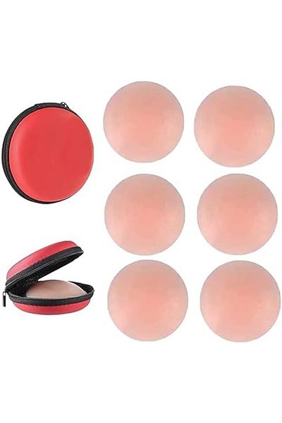Glamroot Women's Reusable Adhesive Stick-on Bra Pad Petals Cover/Stickers/Pasties With Travel