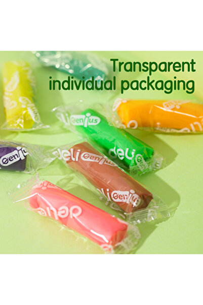 Deli Deli ED75346 Dough Set - 12 colors - ideal for creative play and modeling