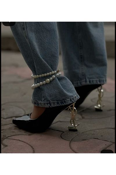 SmY Bag Design pearl anklet