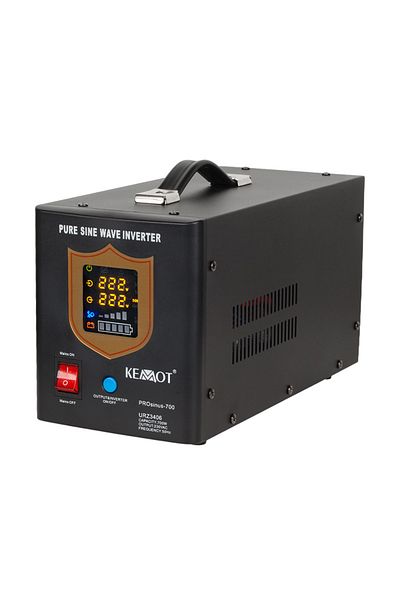 Kemot Pure Sine Wave UPS - 12V / 700W / Black