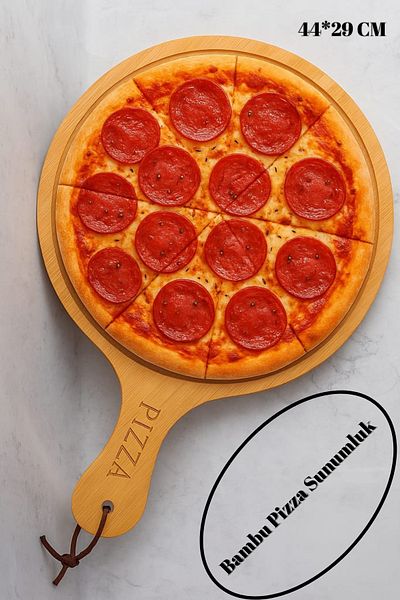 welcomein Bamboo Pizza Serving Presentation Plate