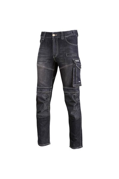 Lahti Pro Pantalon Lucru Tip-Blugi Slim-Fit Elastic Inchisi - 3Xl
